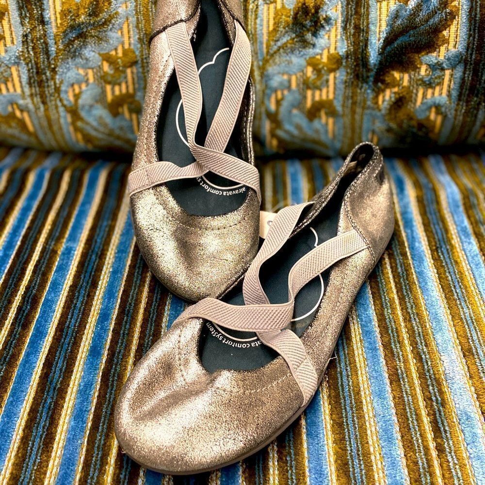 COPY - 7 No Sox Silver Shoes Metallic